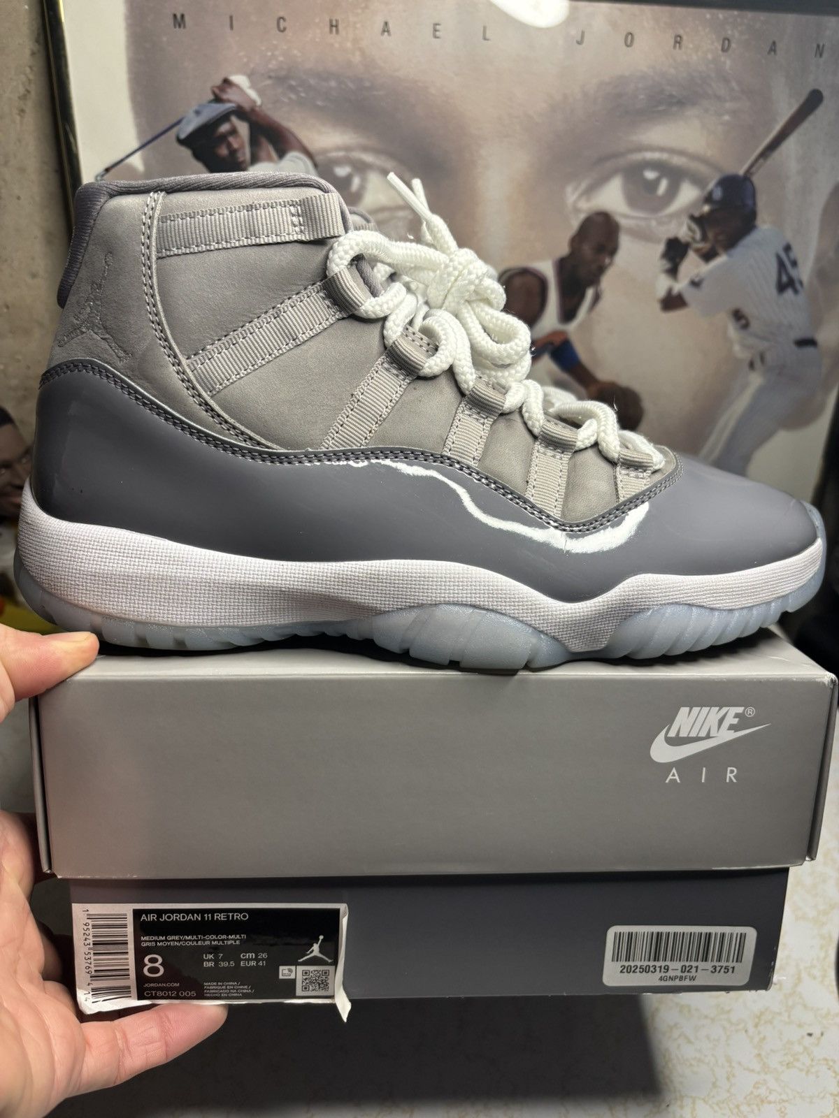 Jordan Brand Jordan Retro 11 ‘cool grey’ Size US 8 / EU 41 - 1 Thumbnail