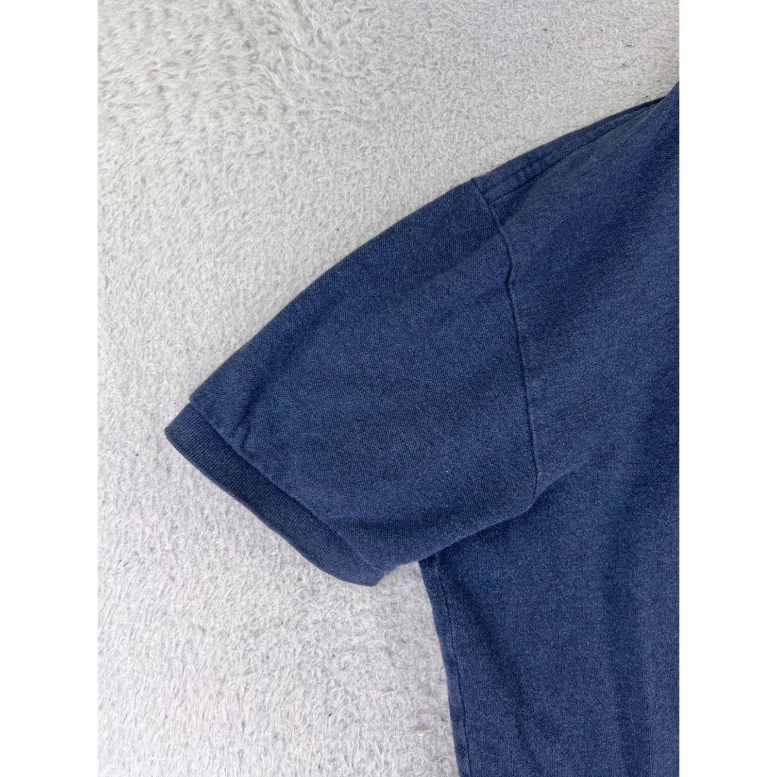 Ralph Lauren VINTAGE Ralph Lauren Polo Shirt Mens Large Blue 100% Cotton Knit Golf Shirt Size US L / EU 52-54 / 3 - 3 Thumbnail