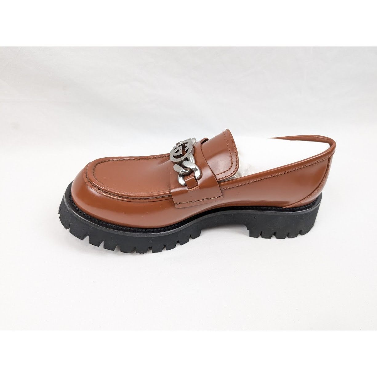Gucci o1rshd1 Cordovan Lux Loafers in Rust Size US 12 / EU 45 - 10 Thumbnail