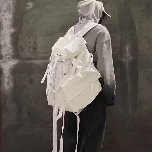 Dunderdon Parachute White Backpack Size ONE SIZE - 3 Thumbnail