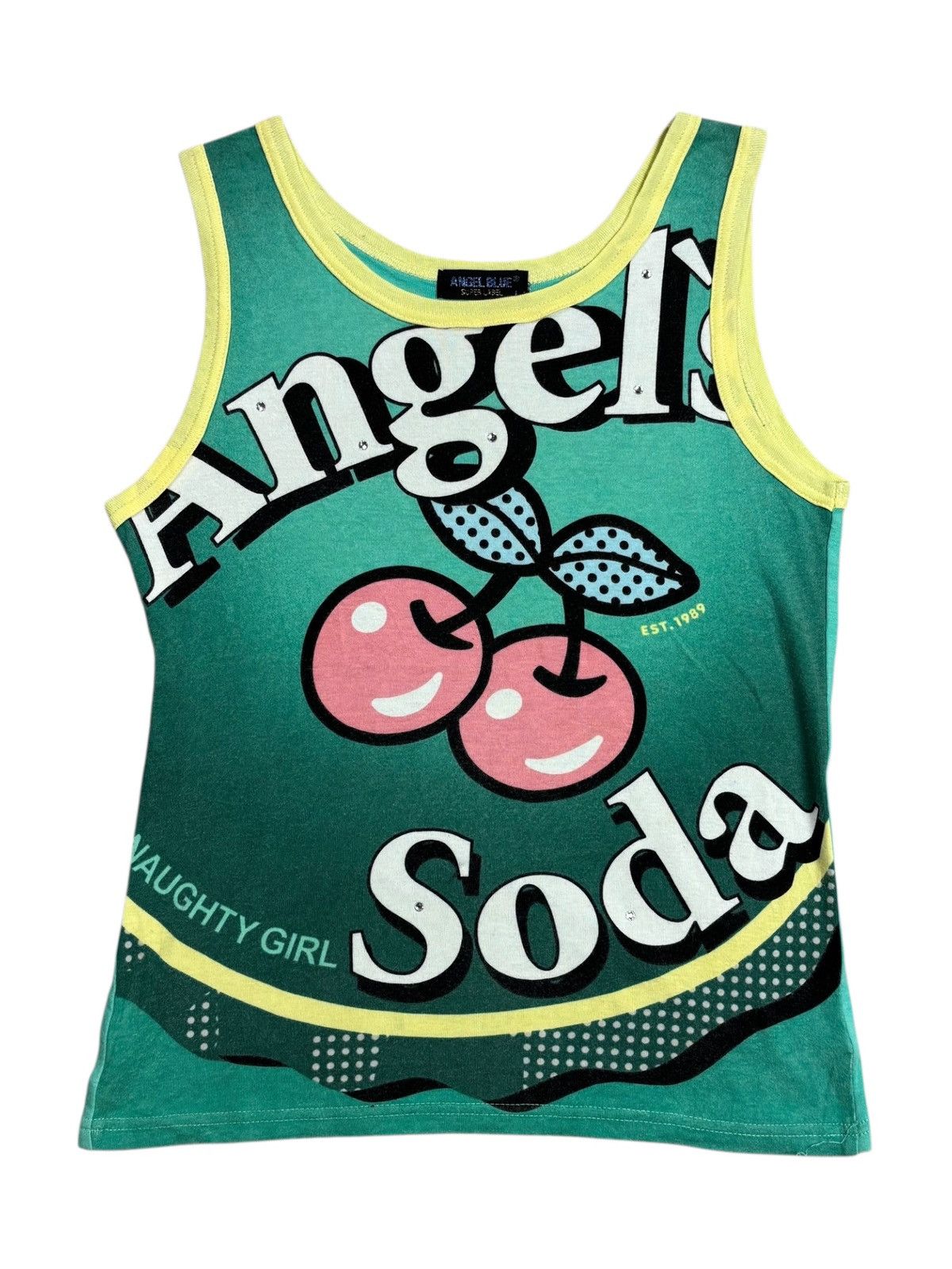 Hysteric Glamour 2000s Angel Blue - Printed Tank Top Size M / US 6-8 / IT 42-44 - 1 Thumbnail