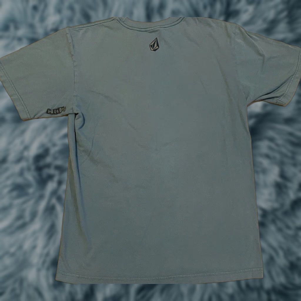 Quiksilver VINTAGE Volcom Shirt M Surf Skate Grunge 90s Y2K Beach Ocean Blue Graphic Tee Mens Size US M / EU 48-50 / 2 - 1 Thumbnail