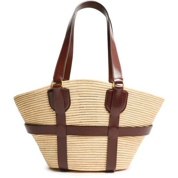 Chloe Chloe Kerala 25 Dark Ebony Raffia Effect Basket Shoulder Bag Size ONE SIZE - 3 Thumbnail