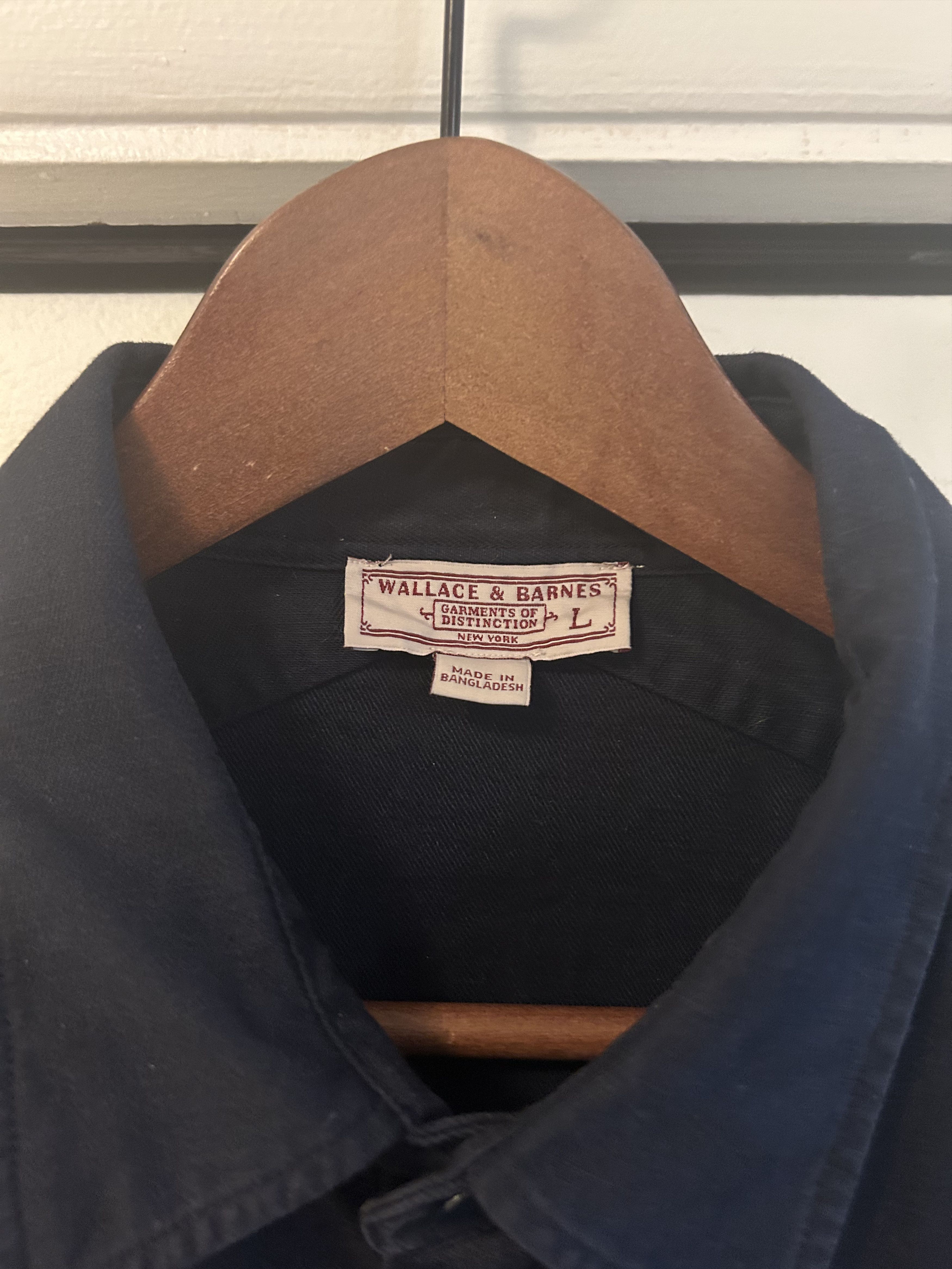 Wallace & Barnes Wallace & Barnes Navy Overshirt Size US L / EU 52-54 / 3 - 2 Thumbnail