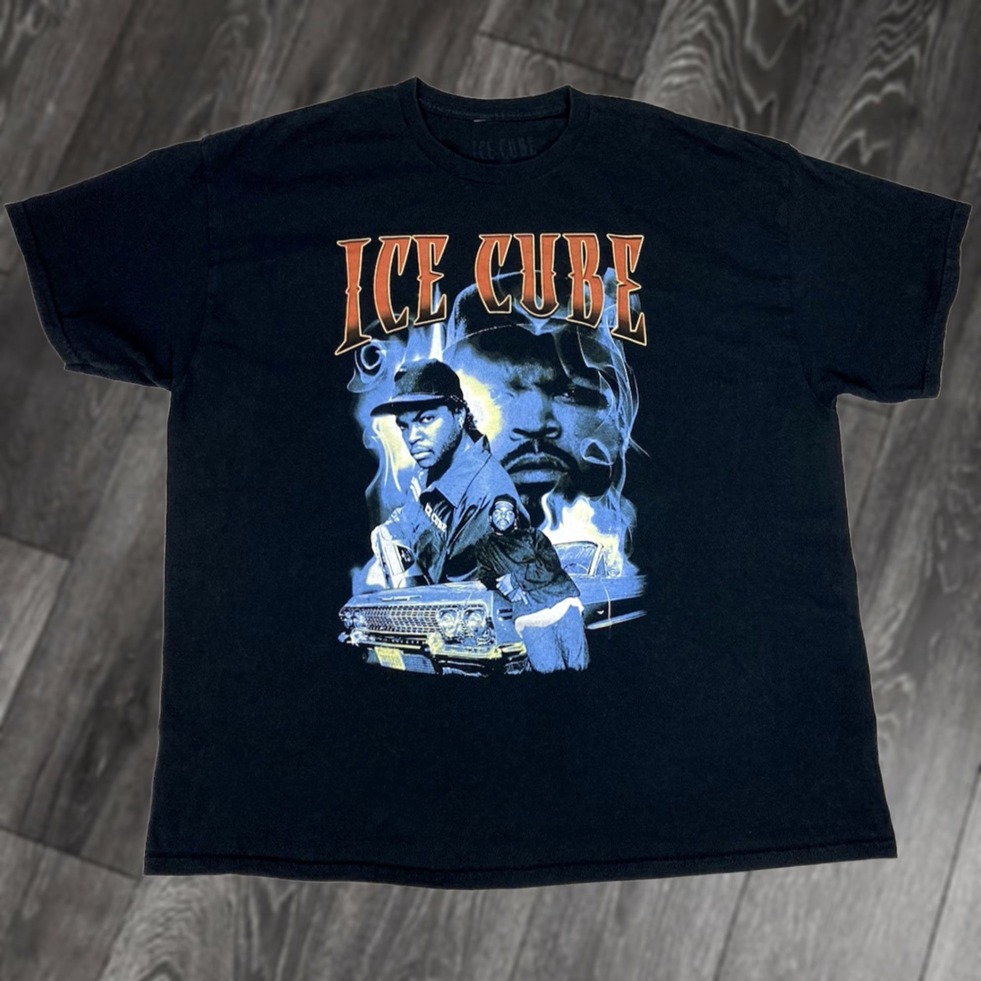 Vintage Ice Cube Graphic T-shirt Men XXL Black Short Sleeve Music Size US XXL / EU 58 / 5 - 1 Thumbnail