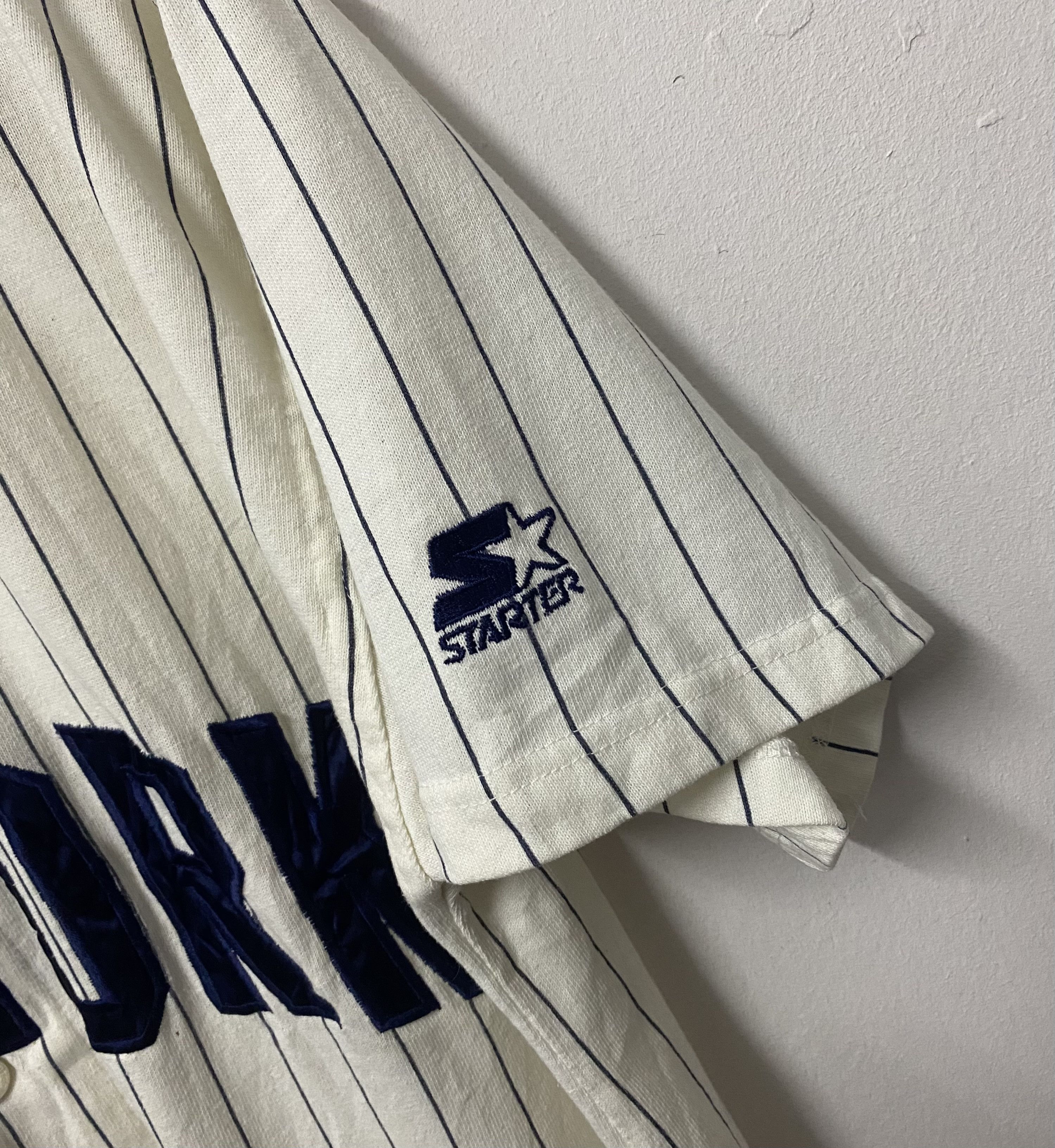 Starter Vintage Starter x New York Yankees V-Neck Shirts Size US L / EU 52-54 / 3 - 6 Thumbnail