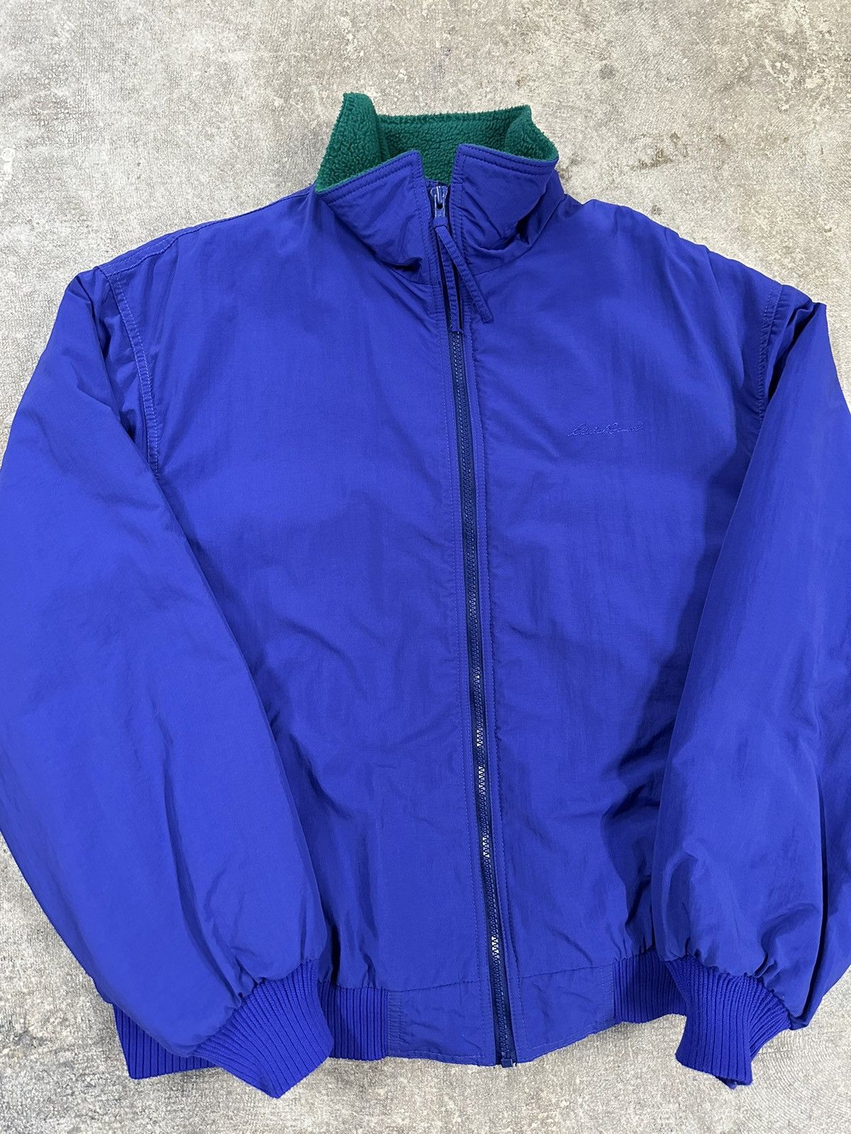 Eddie Bauer Vintage 90s Eddie Bauer Fleece Lined Bomber Jacket Size XL / US 12-14 / IT 48-50 - 3 Thumbnail