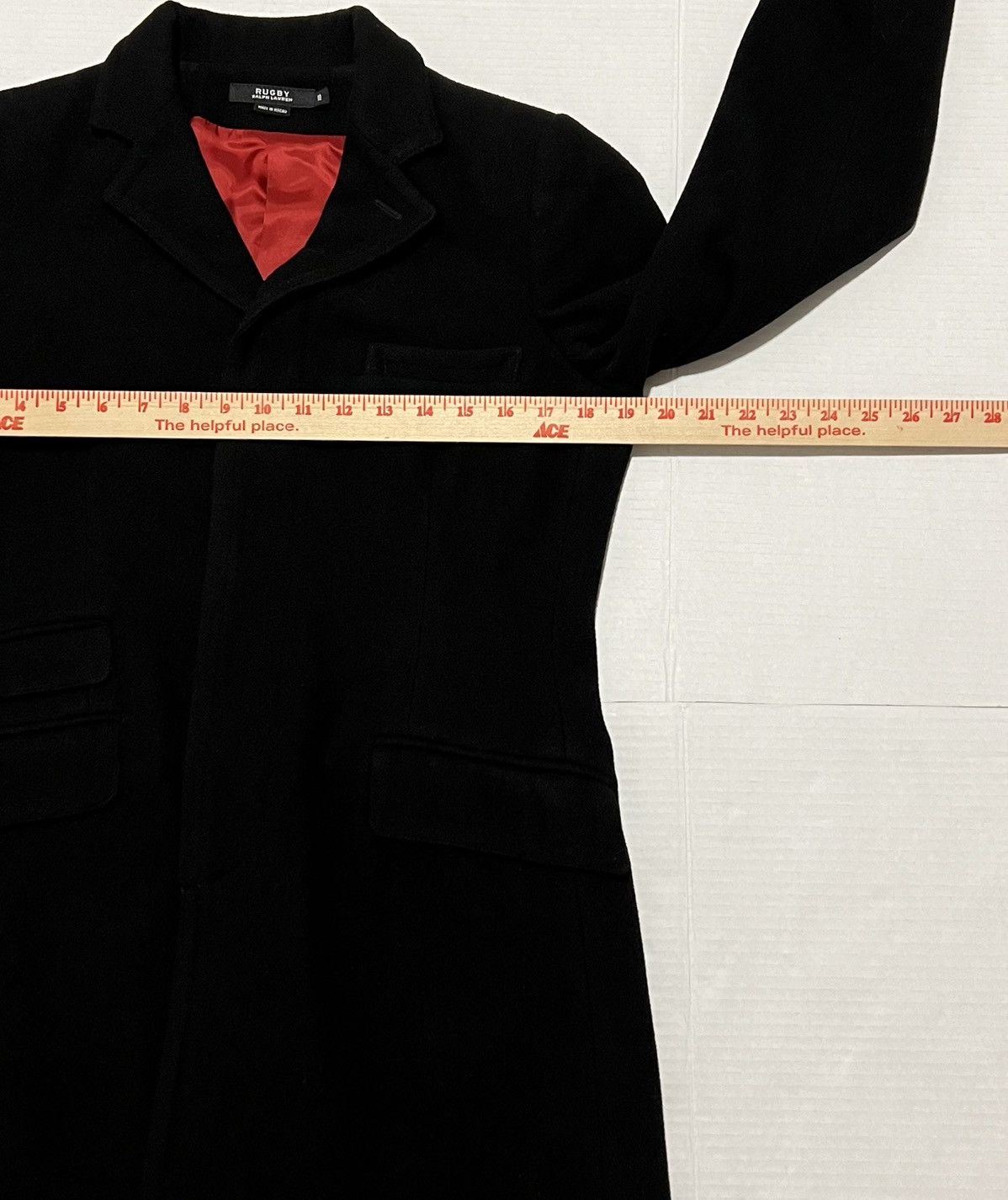 Rugby Ralph Lauren Vintage New Rugby Ralph Lauren Longline Wool Long Coat Black Size L / US 10 / IT 46 - 11 Thumbnail