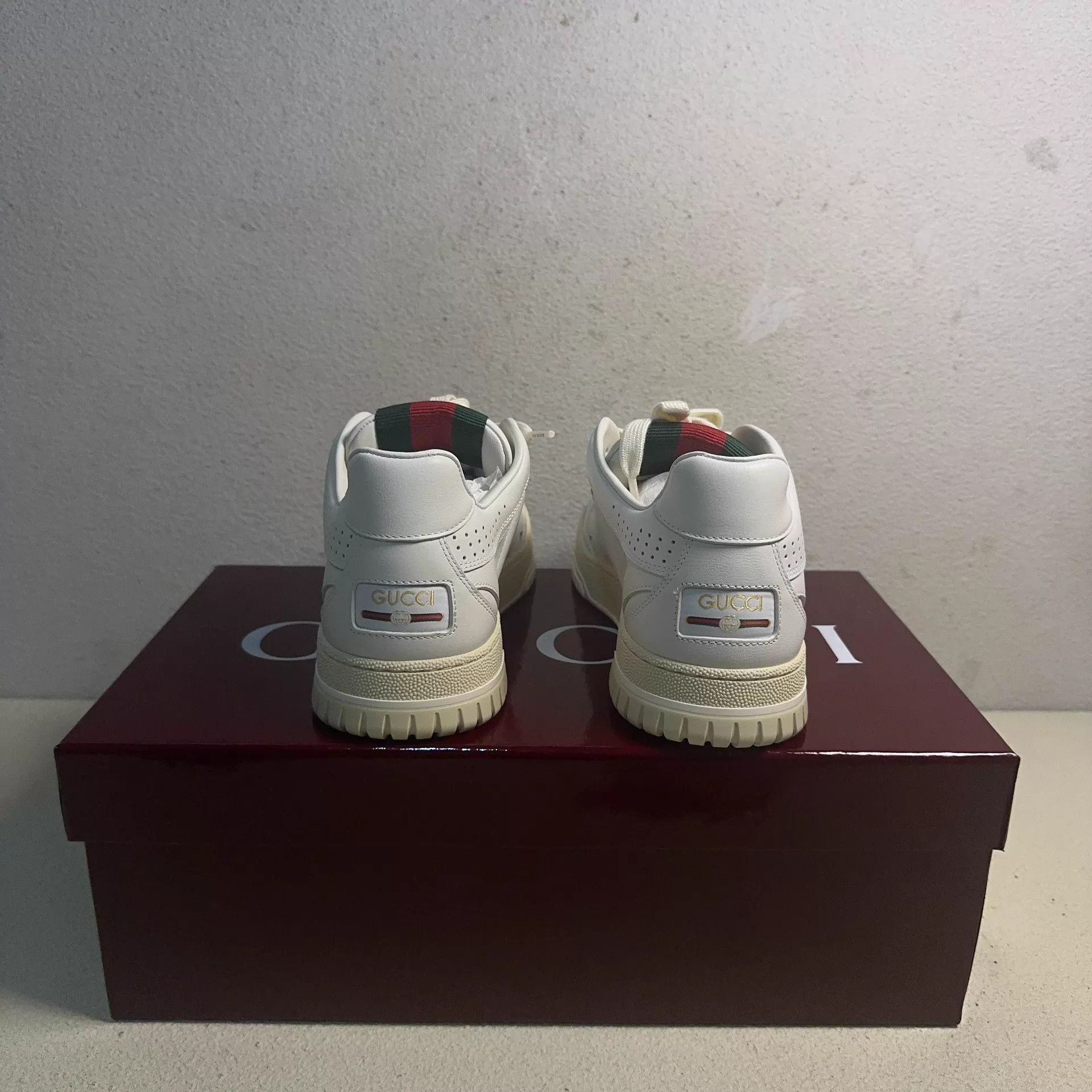 Gucci GUCCI Horsebit 1955 Women's White Sneaker 37.5 Size US 7 / IT 37 - 3 Thumbnail