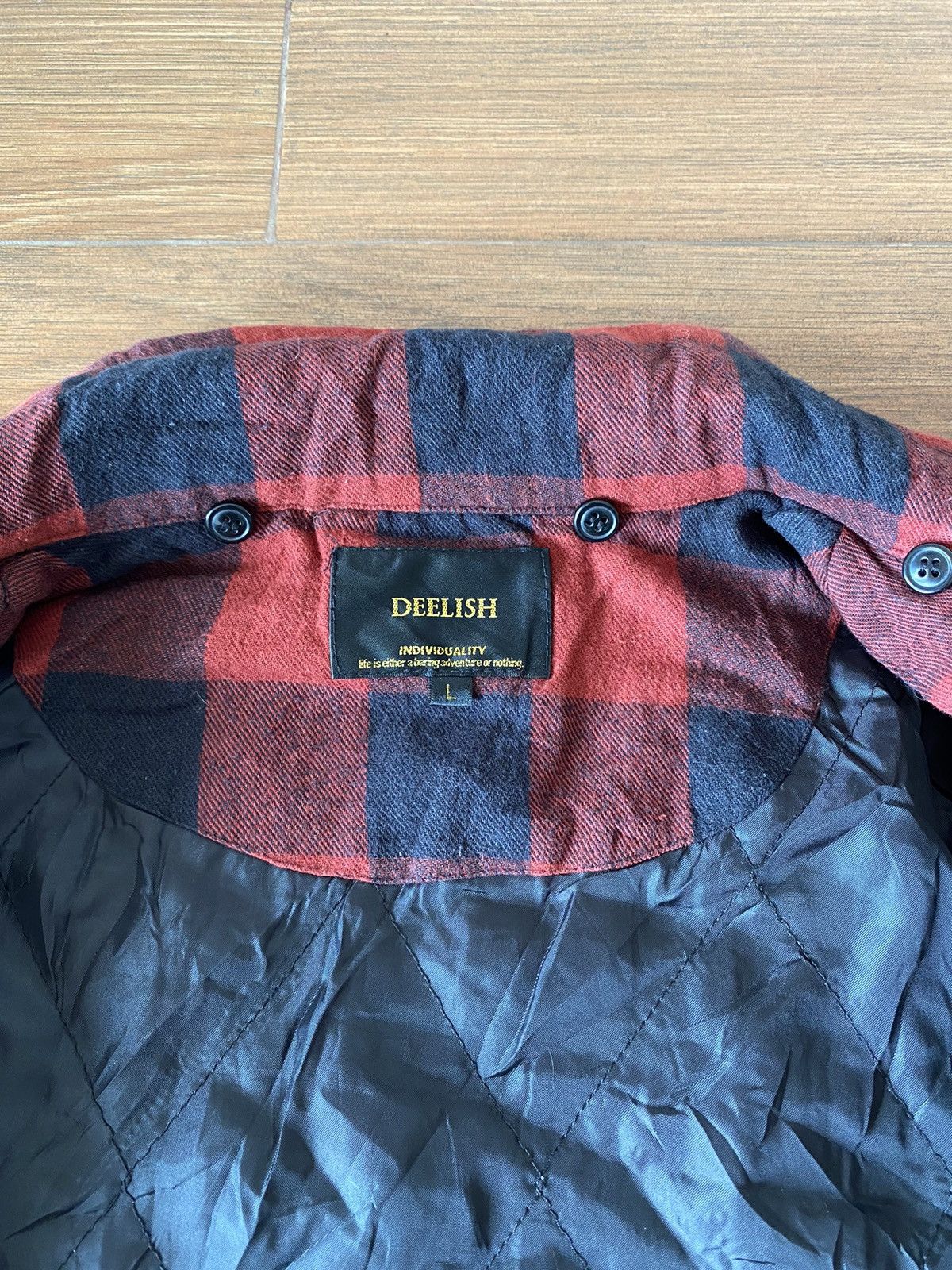 If Six Was Nine × Japanese Brand × Le Grande Bleu (L.G.B.) DEELISH Plaid Tartan Jacket LGB Punk Bondage Size US L / EU 52-54 / 3 - 14 Thumbnail