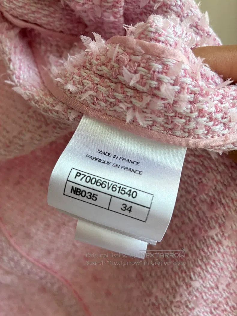 Chanel Chanel 21C pink tweed jacket Size XXS / US 00 / IT 34 - 6 Thumbnail