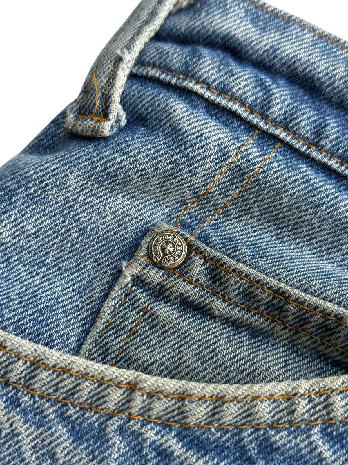 Chrome Hearts Chrome Hearts Flooded Patched 517 Levi’s Denim Jeans Size US 36 / EU 52 - 11 Thumbnail