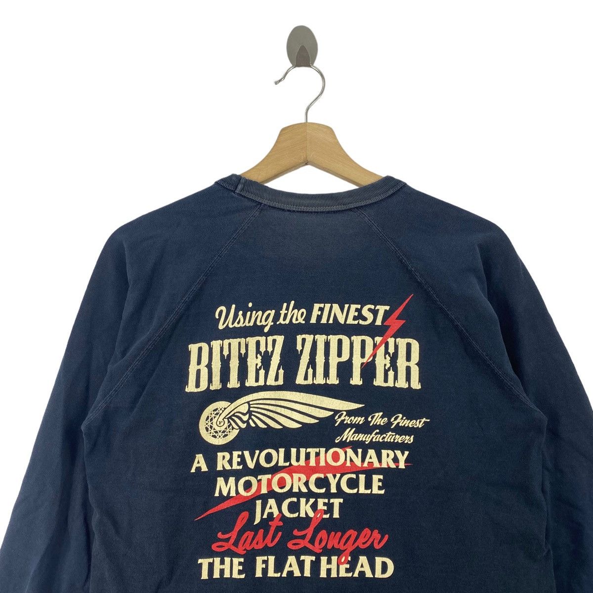 The Flat Head The FLAT HEAD Revolutionary Motorcycle Jacket Japan Navy Size US S / EU 44-46 / 1 - 2 Thumbnail