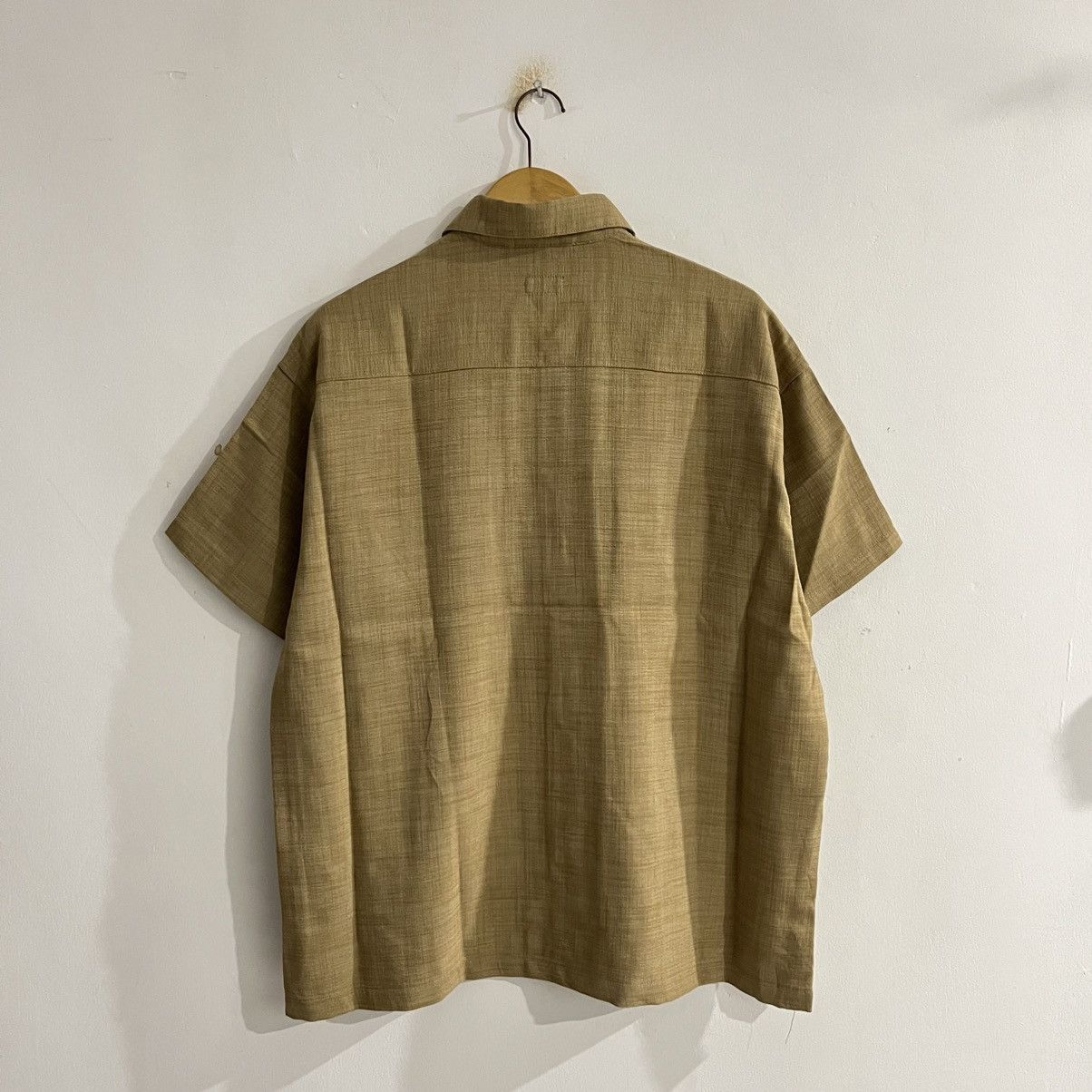 Japanese Brand Back Number Short Sleeve Button Up Size US XL / EU 56 / 4 - 6 Thumbnail