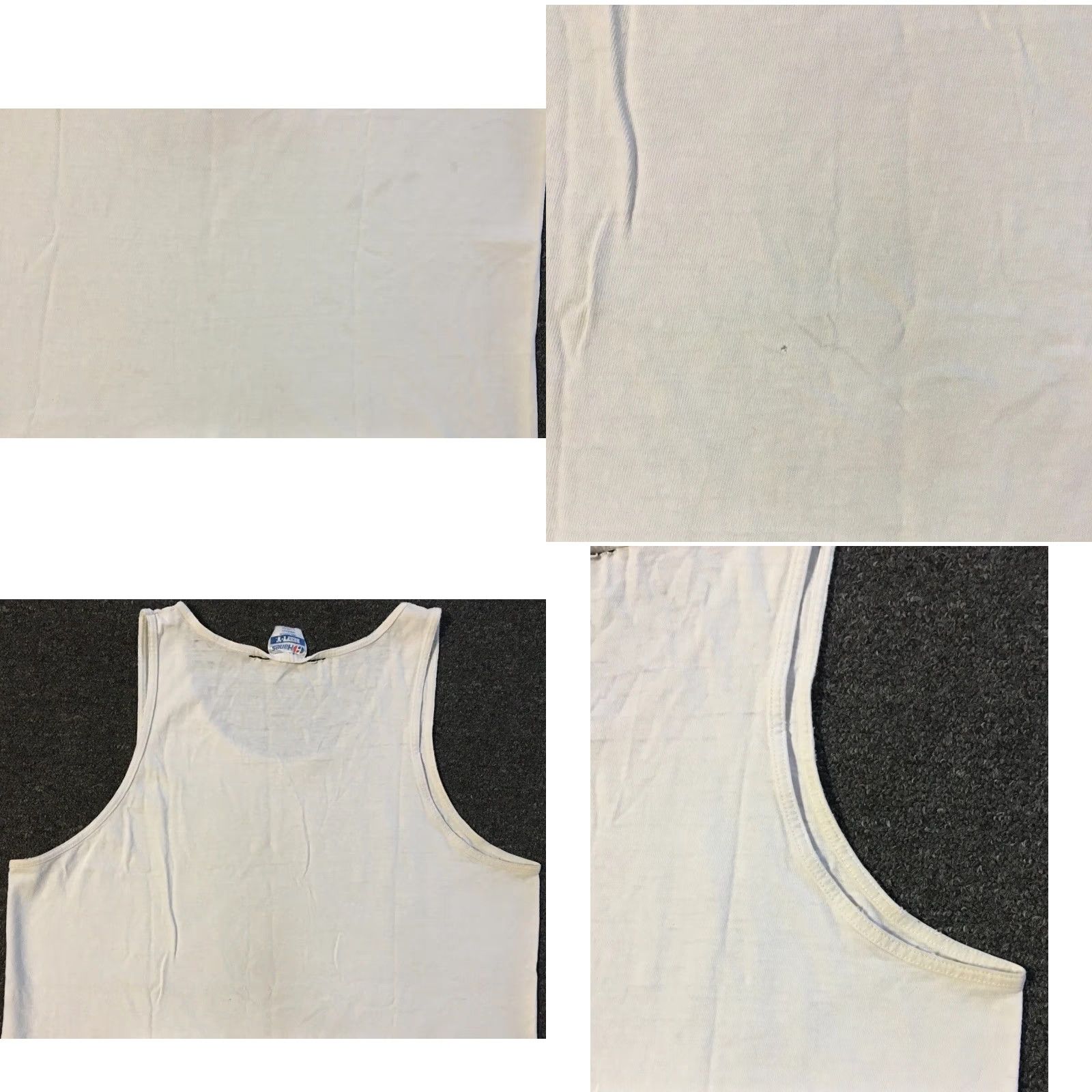 Vintage VINTAGE Honolulu Marathon Tank Top M White 90s Distressed Bar Grunge Beach Surf Hawaii USA Mens T-Shirt Sleeveless Size US M / EU 48-50 / 2 - 10 Thumbnail
