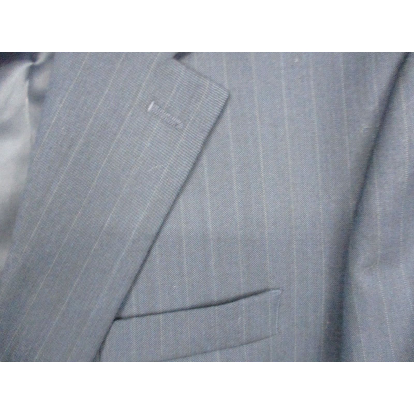 Ralph Lauren Lauren Ralph Lauren Blazer Mens 44R Wool Pinstripe Sport Coat Jacket Classic Size 44R - 2 Thumbnail
