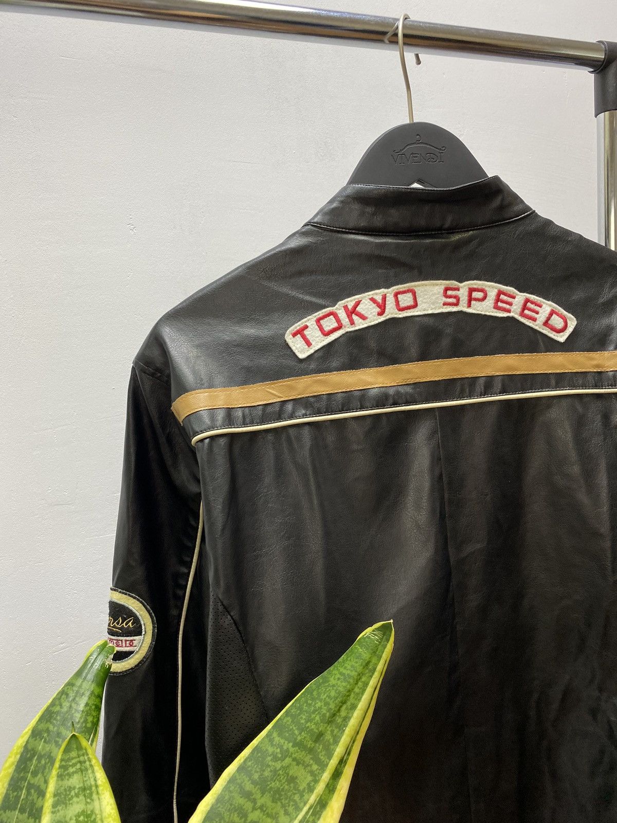 Japanese Brand × Vintage Vintage Tokyo Speed Leather racing Y2K jacket Size US L / EU 52-54 / 3 - 19 Thumbnail