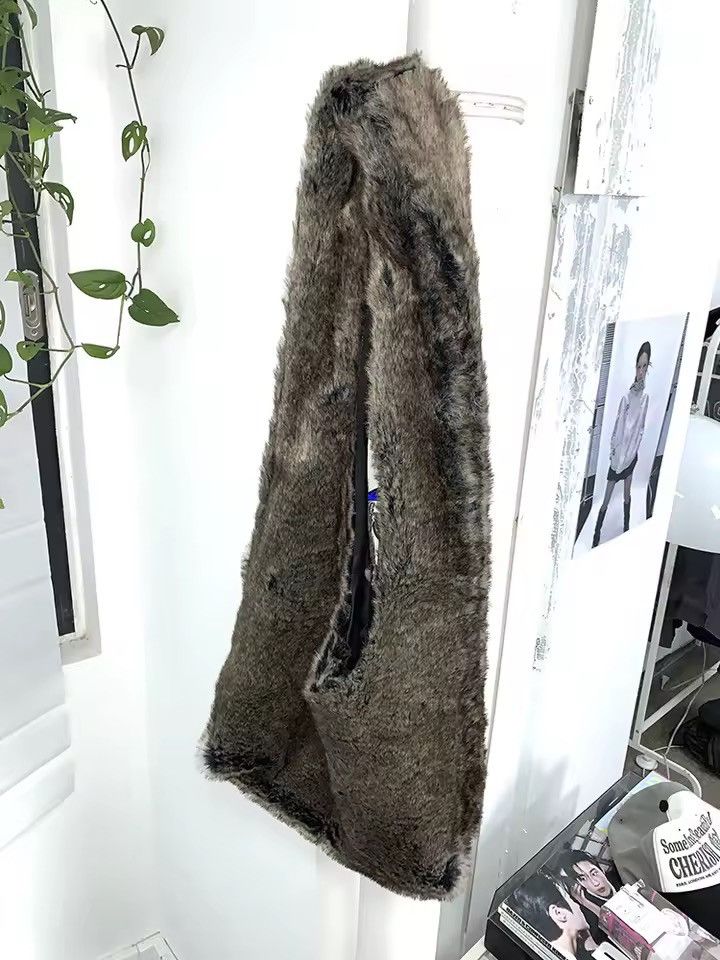 Vintage Faux Fur Y2k Streetwear Retro Crossbody Shoulder Bag Size ONE SIZE - 4 Thumbnail