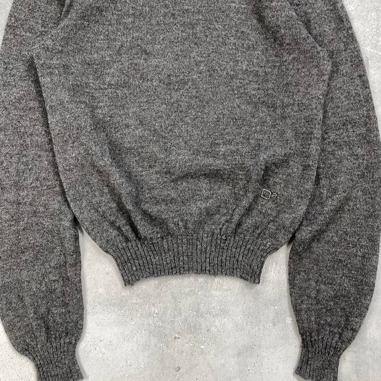 Dsquared2 Dsquared2 High Neck Alpaca Sweater Jumper Gray Size XL Size US XL / EU 56 / 4 - 8 Thumbnail