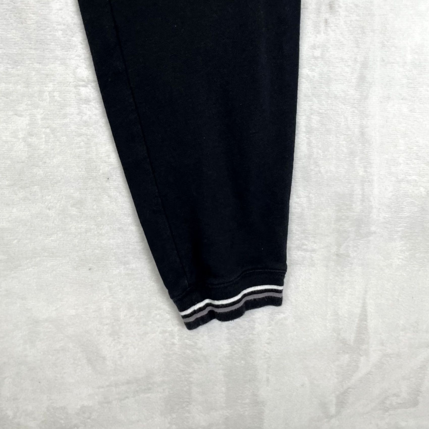 Nike Nike Fleece Pants Mens Medium Black Joggers Tapered Cuff Athletic Training Retro Size US 31 - 2 Thumbnail