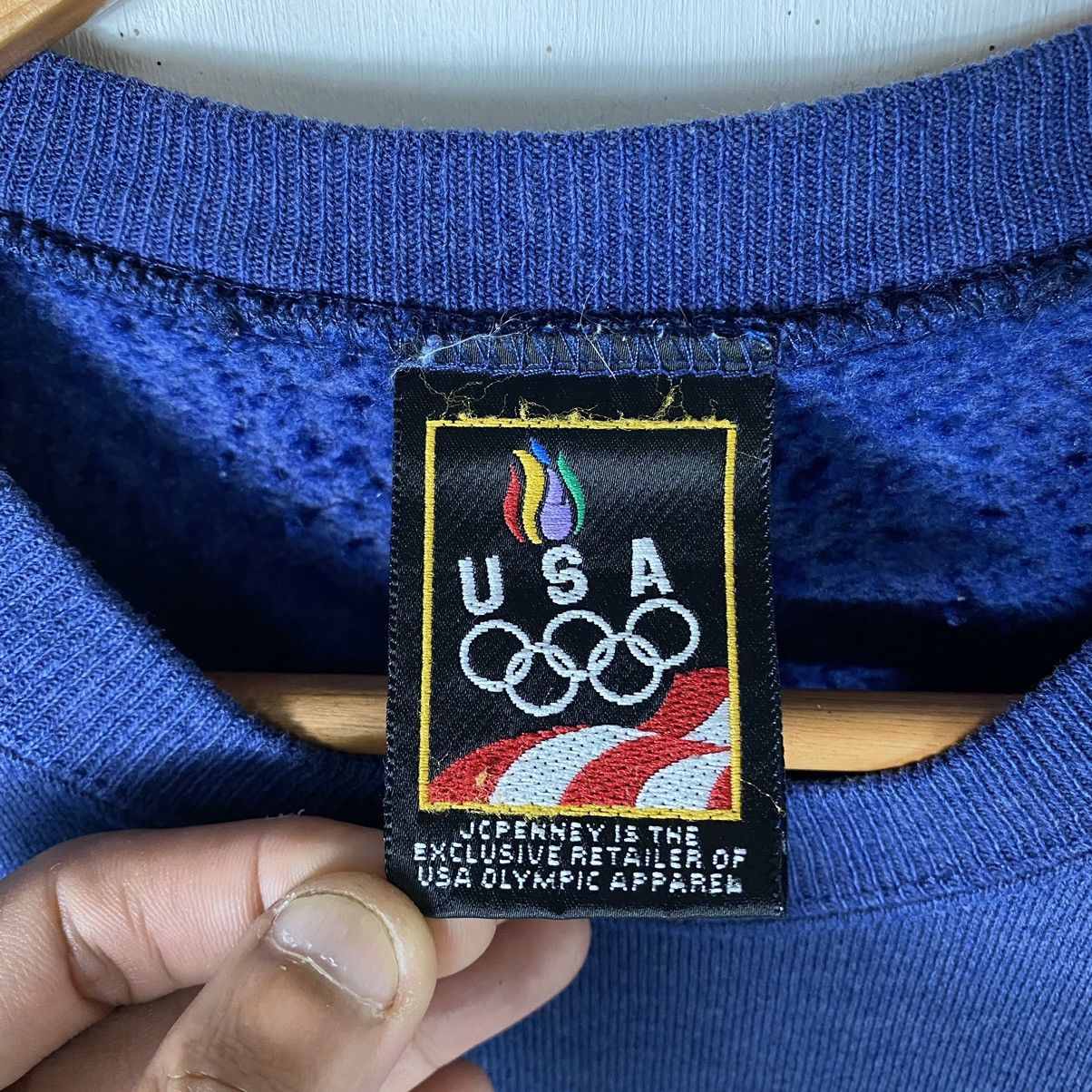JCPenney × USA Olympics × Vintage VINTAGE 80's JC PENNEY USA OLYMPIC SMALL LOGO CREWNECK SWEAT Size US M / EU 48-50 / 2 - 8 Thumbnail