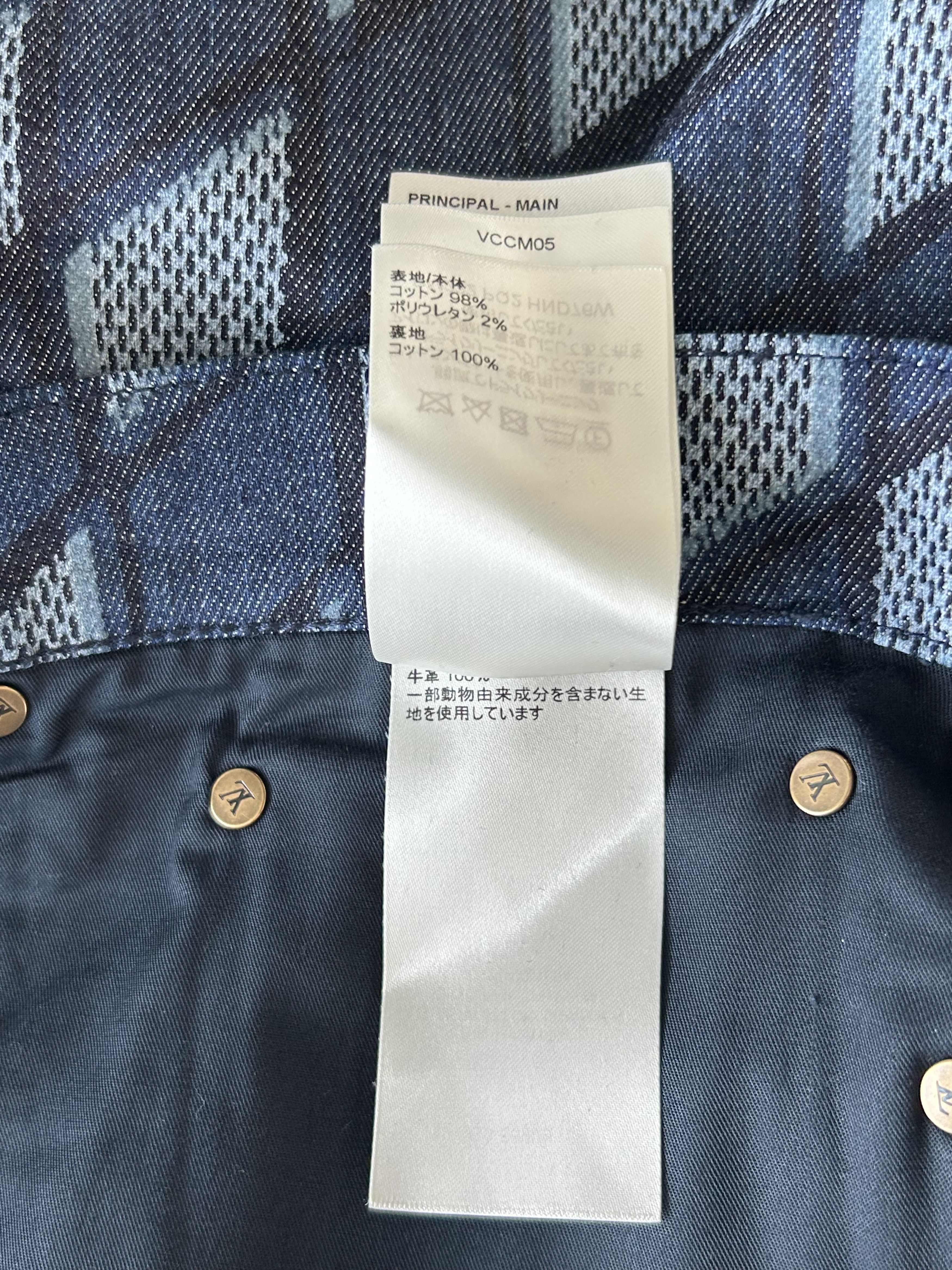 Louis Vuitton Louis Vuitton Blue Checkered Jeans Size US 40 / EU 56 - 6 Thumbnail