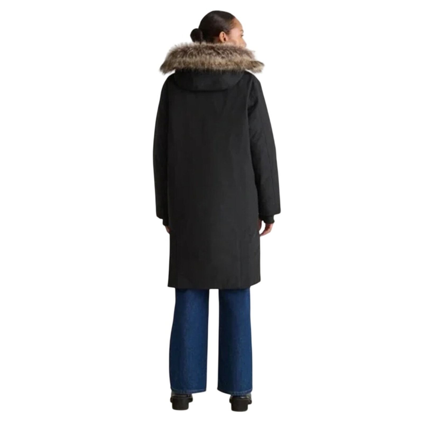 Quince Quince Medium Responsible Down Hooded Long Parka Black Size M / US 6-8 / IT 42-44 - 2 Thumbnail