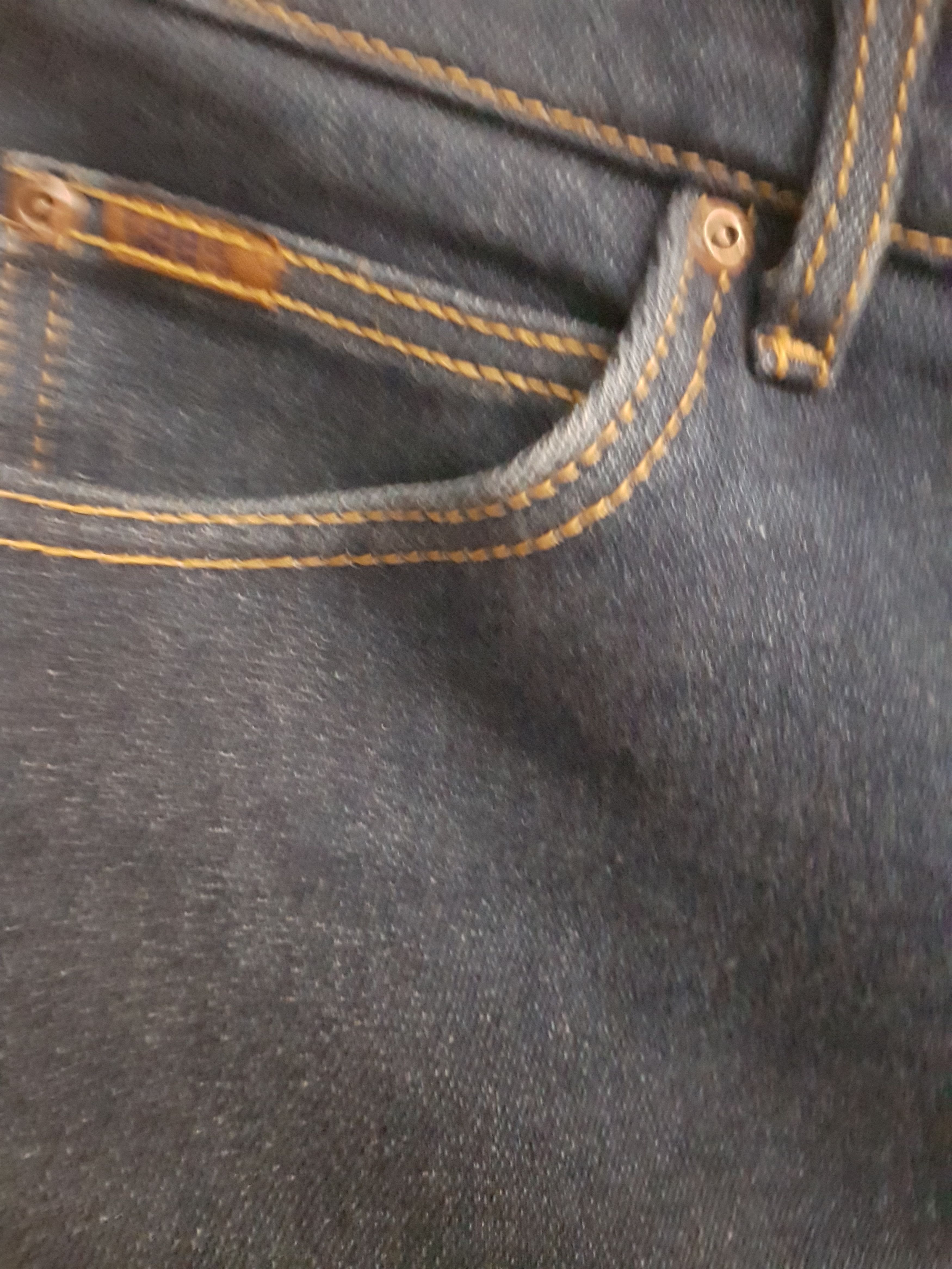 Lee Lee Vintage 80s Made in USA Dark Wash Jeans 34x30 Size US 34 / EU 50 - 5 Thumbnail