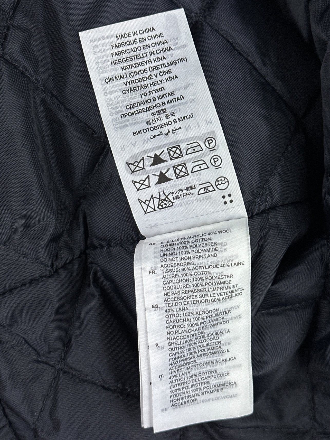 G-Star G-Star Raw Forest Quilted Overshirt L/S Acrylic Wool Jacket Size US L / EU 52-54 / 3 - 18 Thumbnail