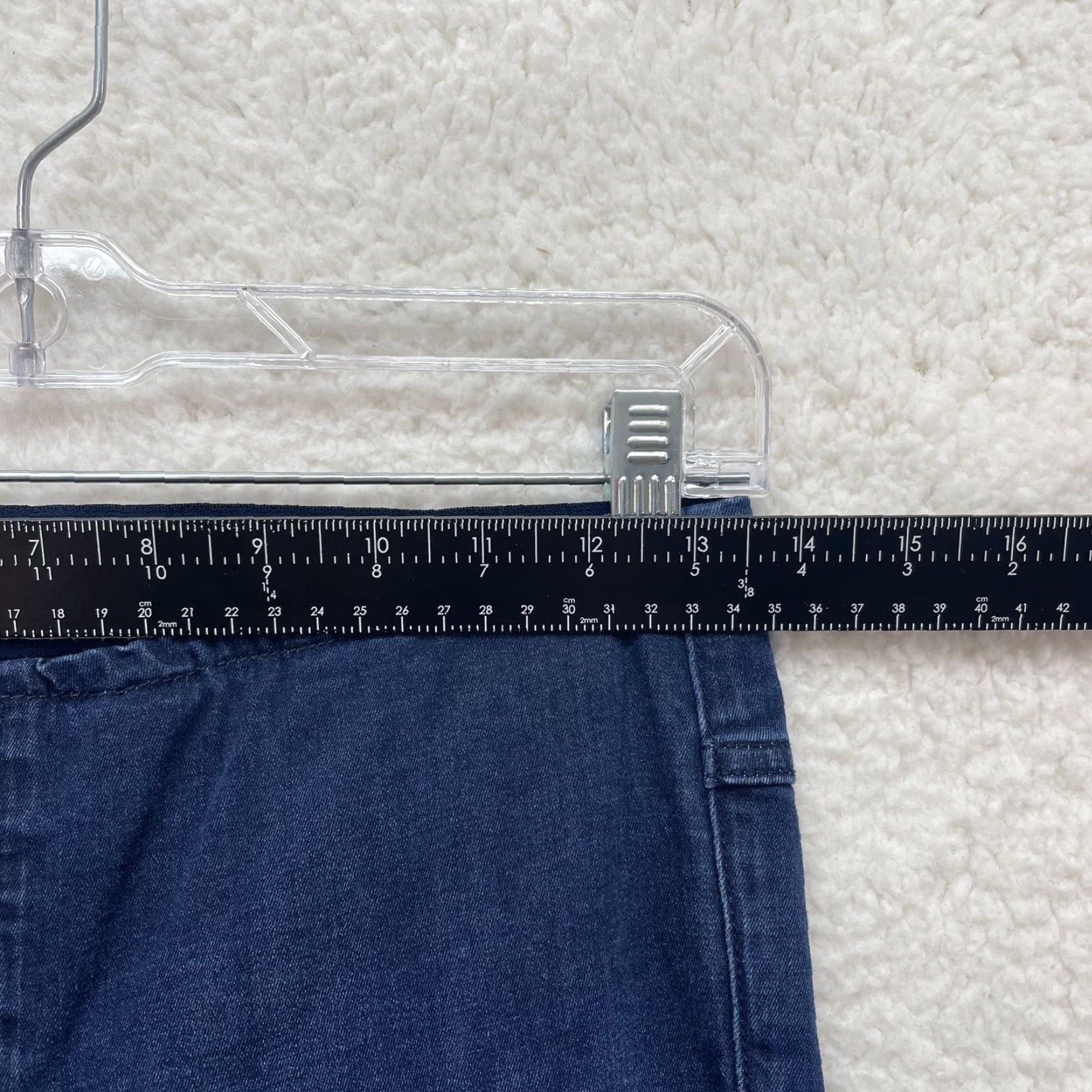 Free People Free People Flare Jeans Jeans Regular 6 Blue Dark Wash 70s Hippie Boho Stretch Mens Womens Girls Size 28" / US 6 / IT 42 - 5 Thumbnail