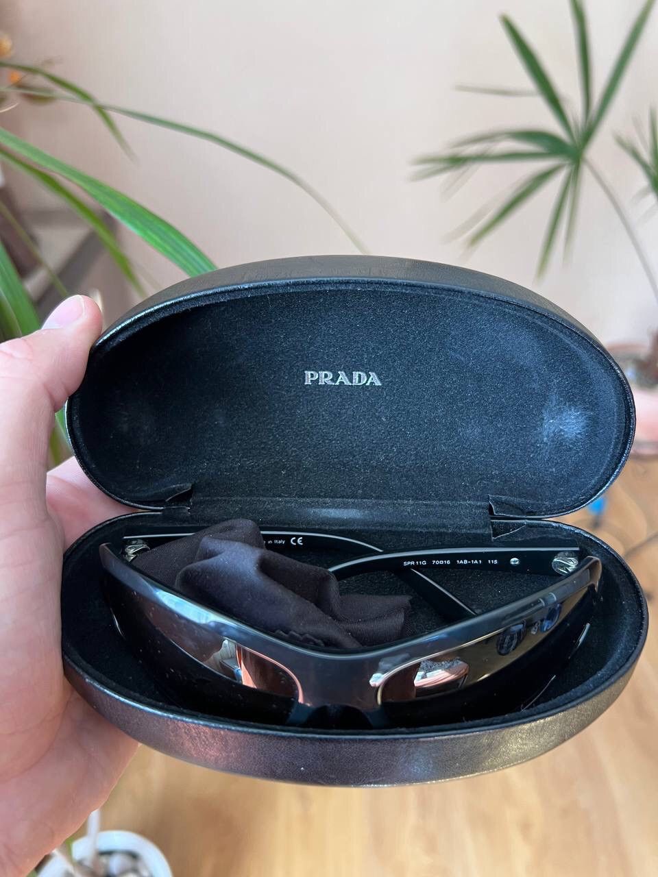 image of Prada Sunglasses Black Eyewear's Spr 11G, Men's