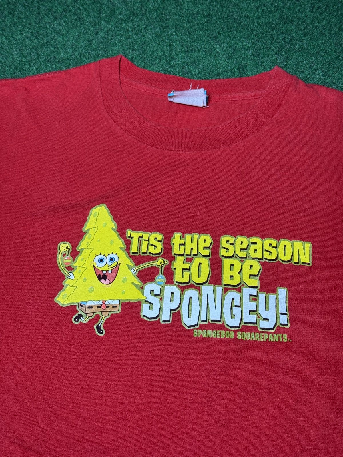 Nickelodeon Y2K Spongebob Squarepants Nickelodeon Christmas XL T Shirt Size US XL / EU 56 / 4 - 2 Thumbnail