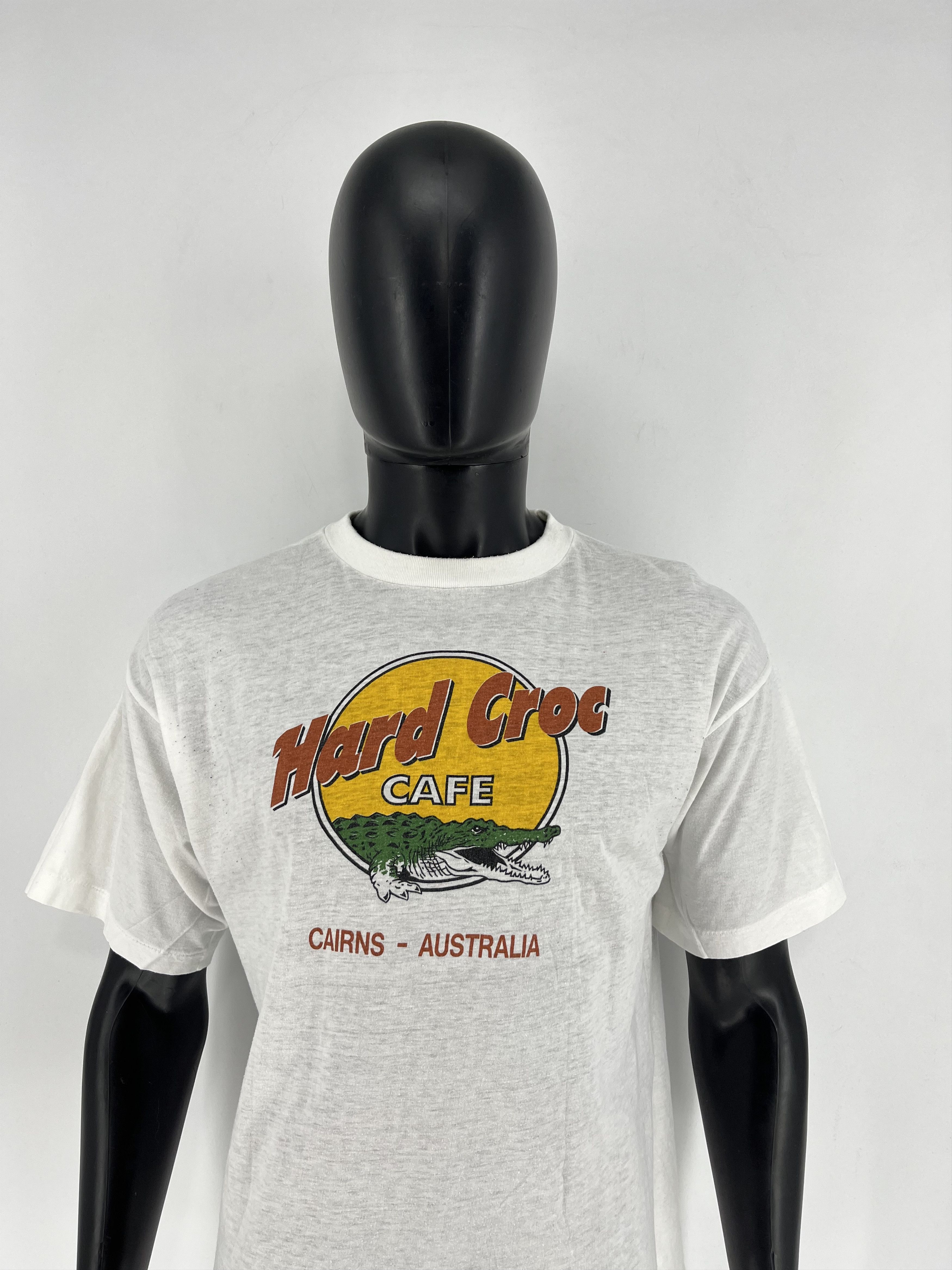 Band Tees Vintage 80/90’s Hard Croc Cafe Cairns Australia Print Thin Size US XL / EU 56 / 4 - 1 Thumbnail