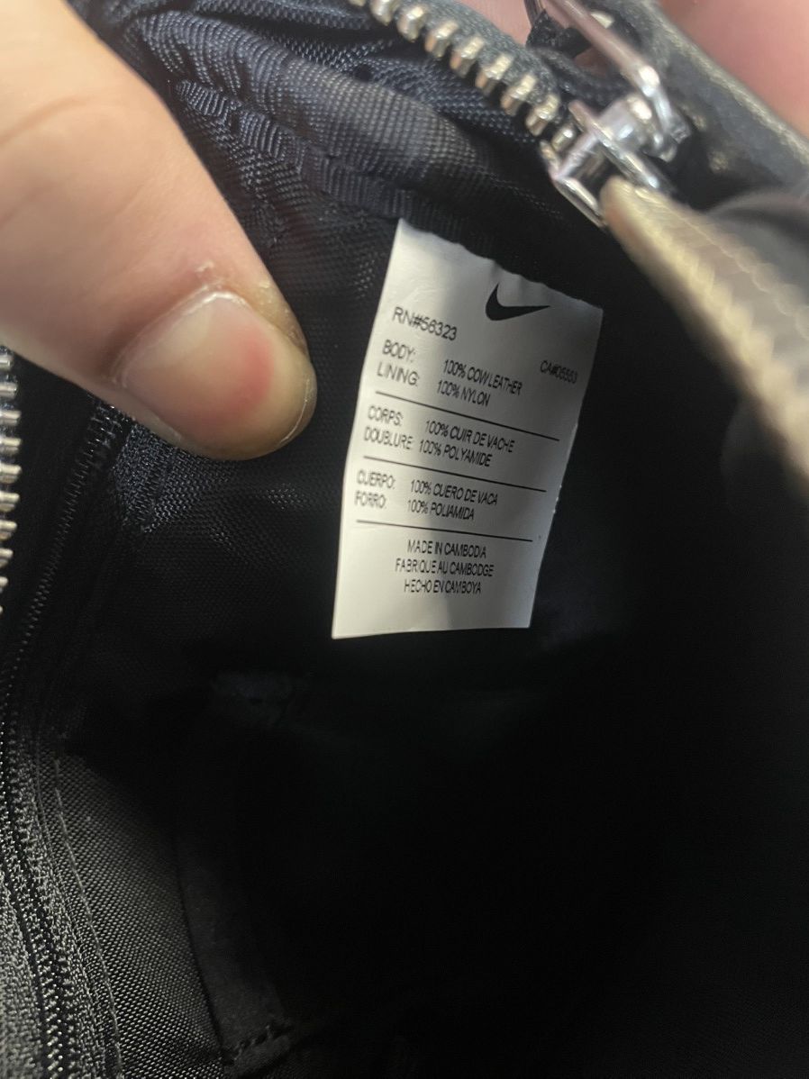 Nike × Supreme Supreme x Nike leather shoulder bag Size ONE SIZE - 4 Thumbnail