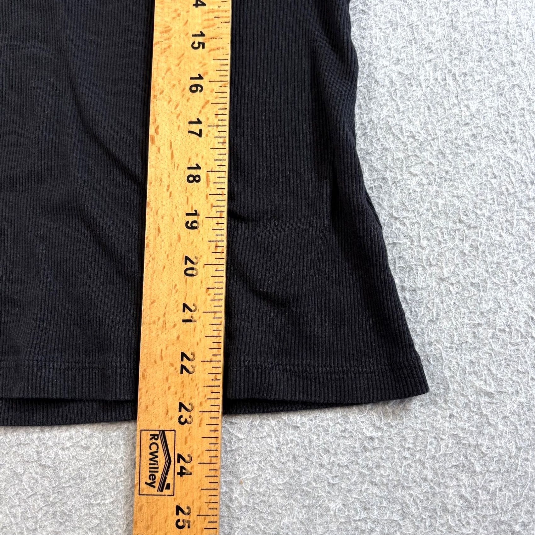 Vintage VINTAGE 1 STATE Shirt Womens Large Black Puff Sleeve Cotton Crewneck Ribbed Top Size L / US 10 / IT 46 - 6 Thumbnail