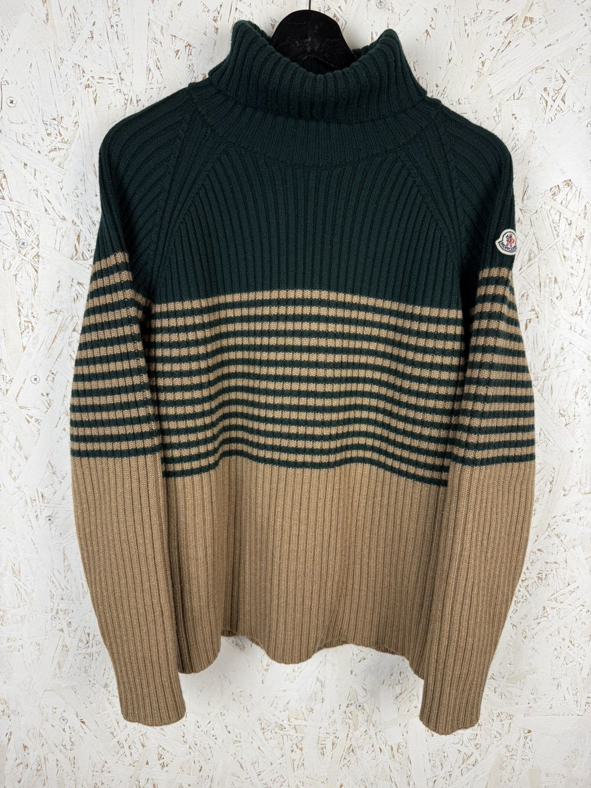 Moncler Moncler Turtleneck Wool Maglione Tricot Ciclista Sweater XL Size US XL / EU 56 / 4 - 1 Thumbnail