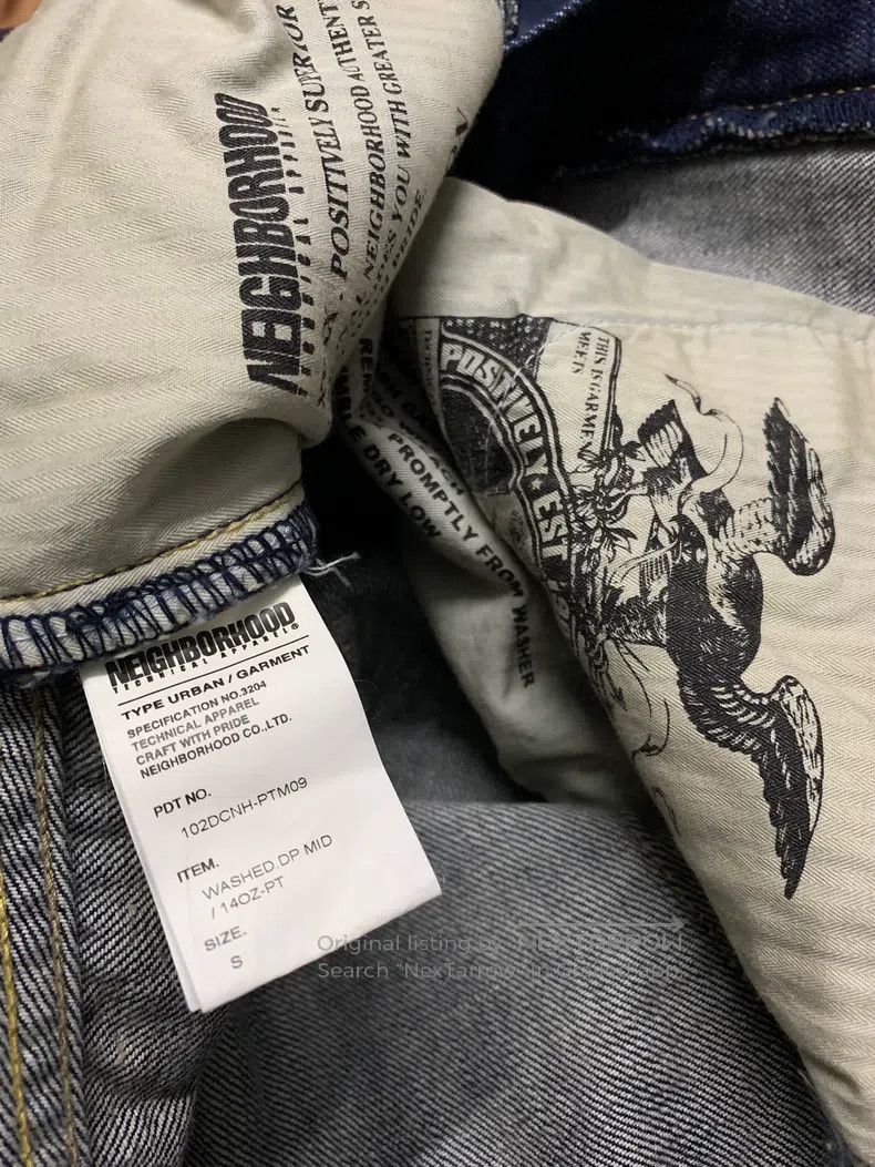 Neighborhood Neighborhood size S Raw Washed Denim Pants Size US 27 - 3 Thumbnail