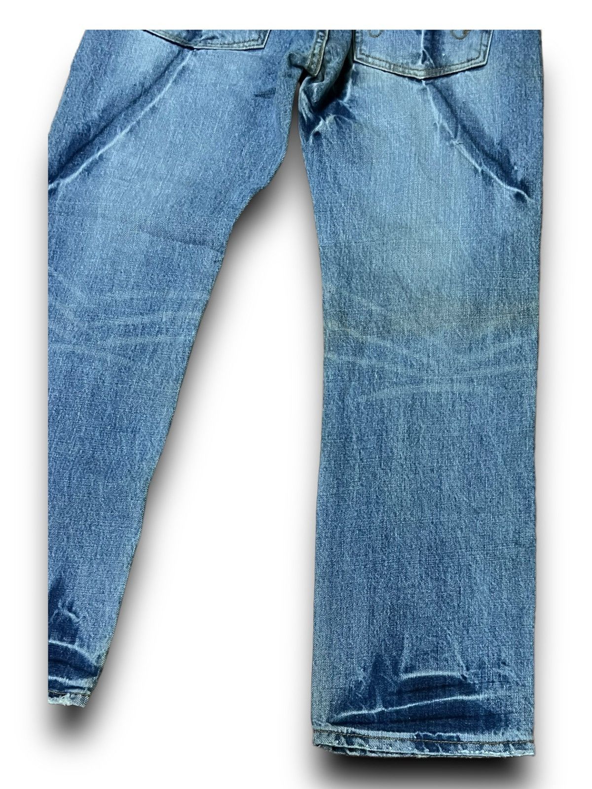 Designer × Japanese Brand SUPER LOVERS ROCK DISTRESSED JEANS JAPANESE BRAND DENIM Size US 32 / EU 48 - 21 Thumbnail