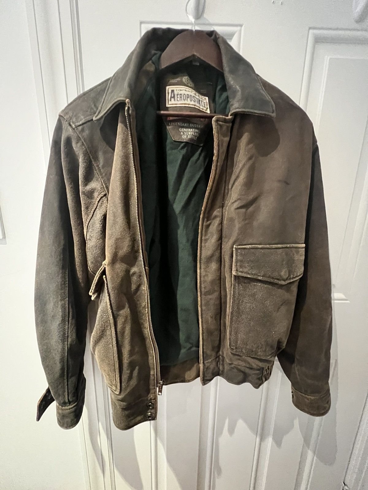 Japanese Brand × Vintage Vintage Brown leather jacket Size US M / EU 48-50 / 2 - 1 Thumbnail
