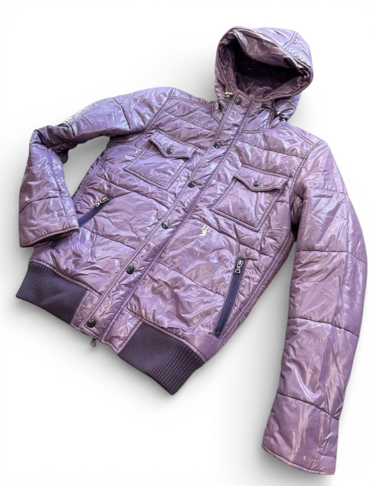 Hysteric Glamour Hysteric Glamour - Purple Quilted Hooded Jacket Size M / US 6-8 / IT 42-44 - 2 Thumbnail