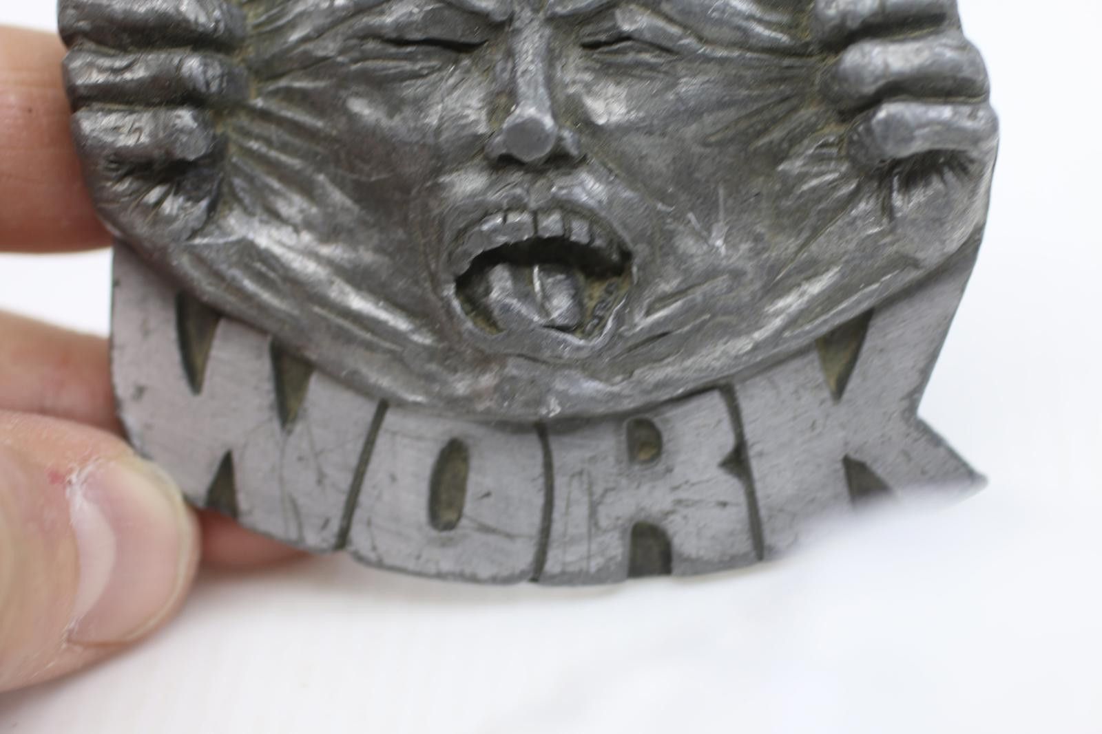 Bergamo New York Motley Crue Vintage Belt Buckle – 1994 Bergamot Metal Rock Size ONE SIZE - 3 Thumbnail