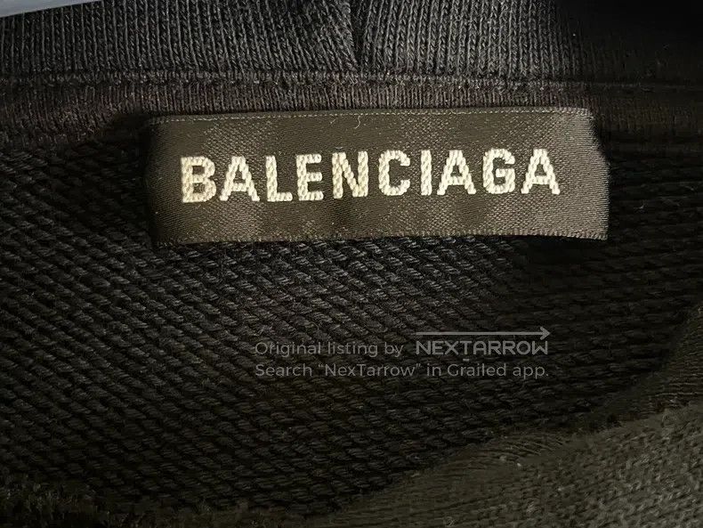 Balenciaga Balenciaga Black and yellow buckle sweatshirt Size US S / EU 44-46 / 1 - 6 Thumbnail