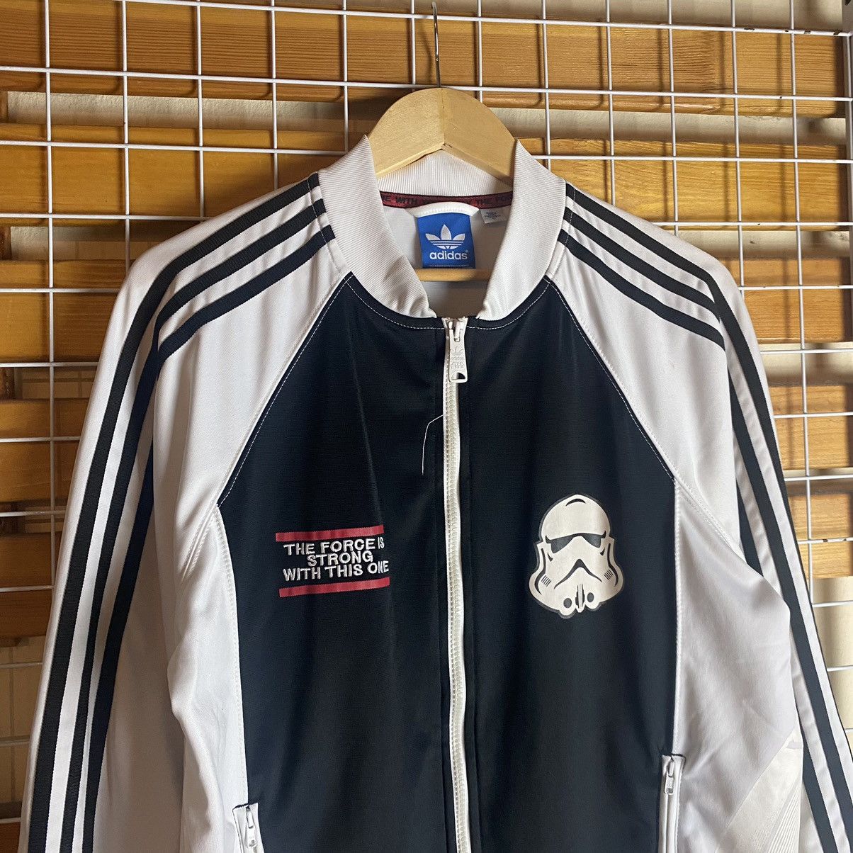 Adidas × RUN DMC × Vintage Adidas starwars troopers embroidered series tracktop jacket Size US L / EU 52-54 / 3 - 8 Thumbnail