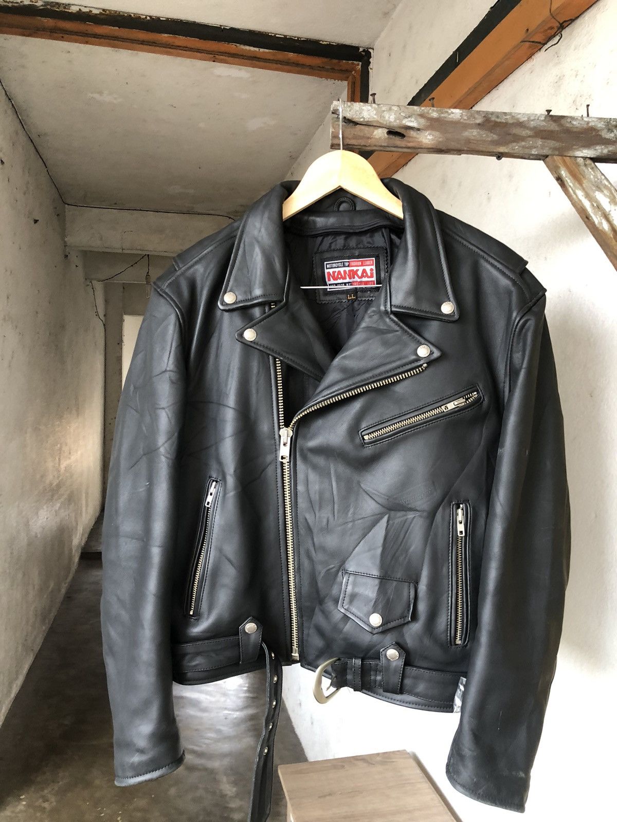 Harley Davidson Vintage Nankai x Harley Davidson Perfecto Leather Jacket Size US XL / EU 56 / 4 - 7 Thumbnail