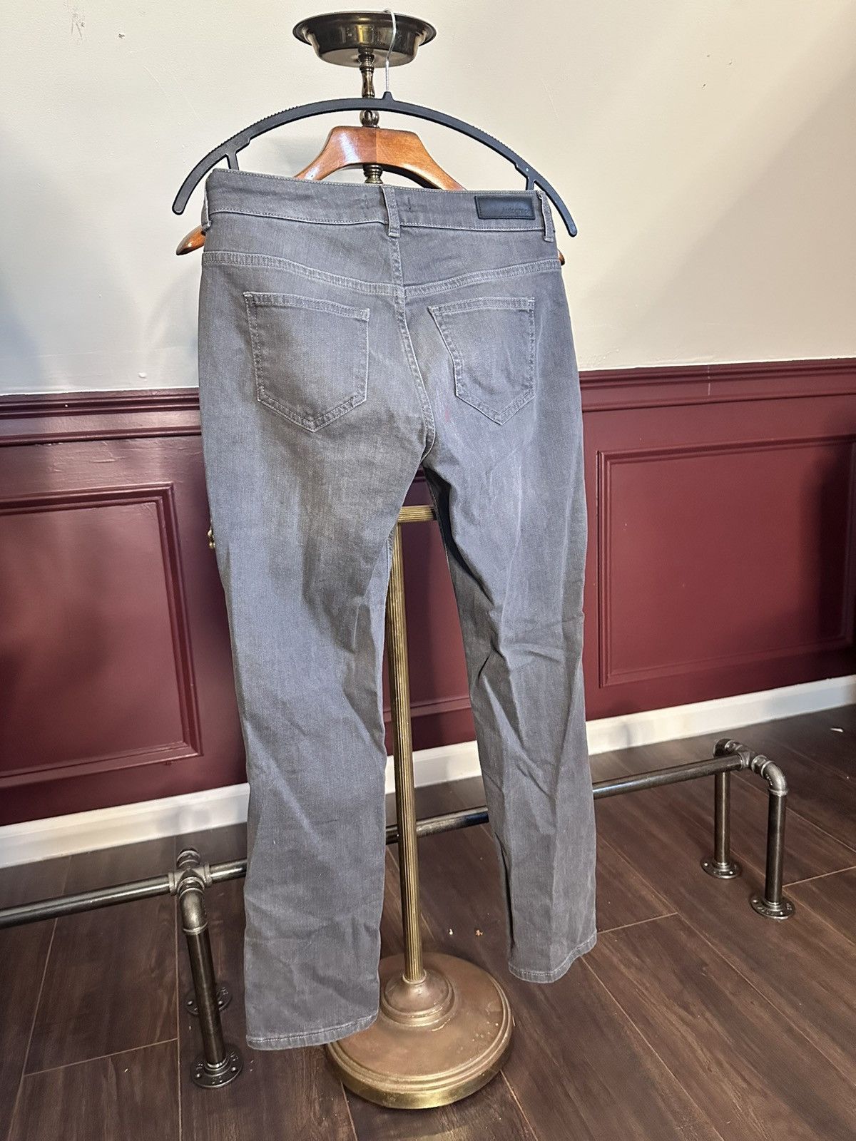 Marks & Spencer Autograph M&S designer gray slim denim jeans Size 28" / US 6 / IT 42 - 7 Thumbnail