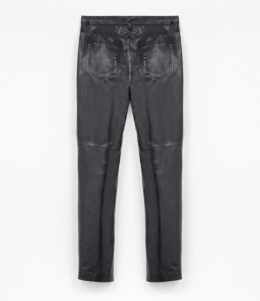 Jil Sander o1w1db10925 Leather Trousers in Black Size US 36 / EU 52 - 2 Thumbnail