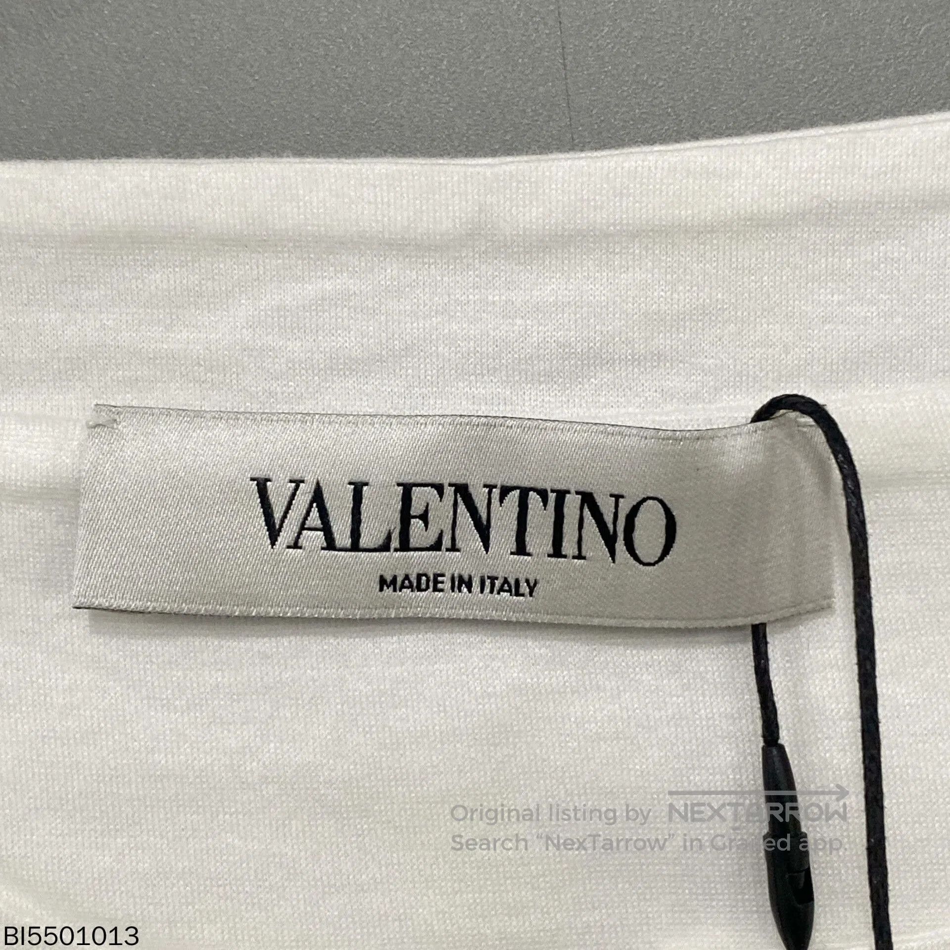 Valentino Valentino Deep V Gold Button Short Sleeve. Size XS / US 0-2 / IT 36-38 - 5 Thumbnail