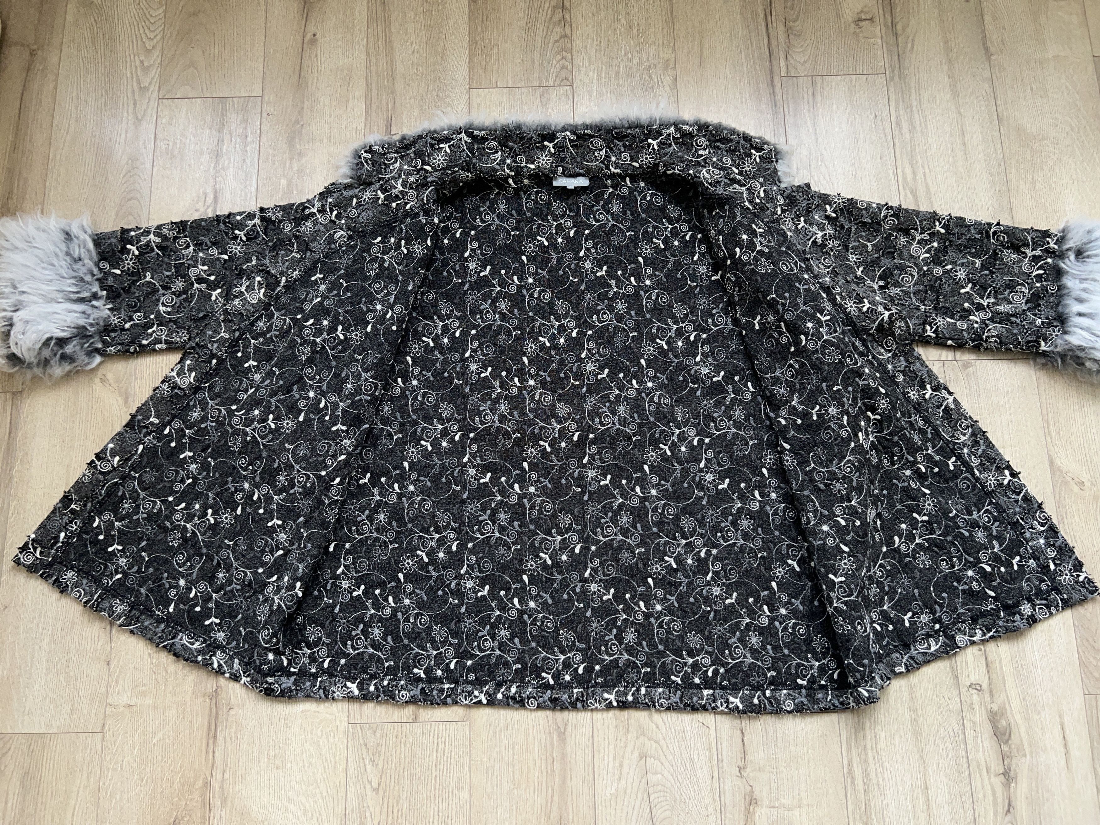 Designer × Sahara Club Womens SAHARA Designer Jacket Floral Embroidery Size M/L Size M / US 6-8 / IT 42-44 - 7 Thumbnail