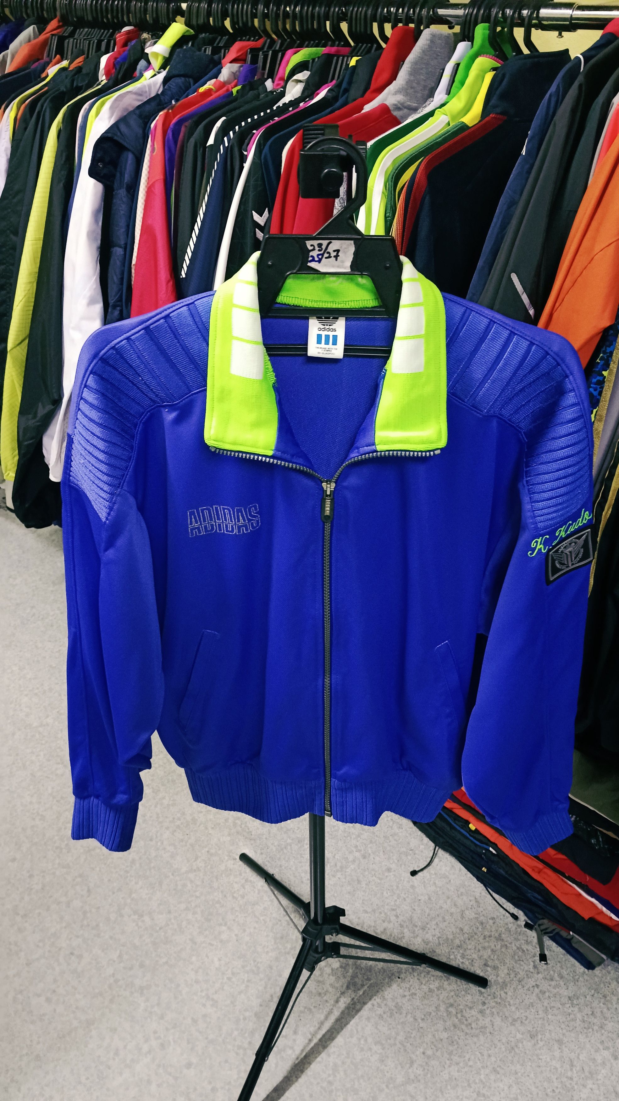 Adidas Rare Vintage Adidas x Descente Track Top Sweater Size US L / EU 52-54 / 3 - 1 Thumbnail