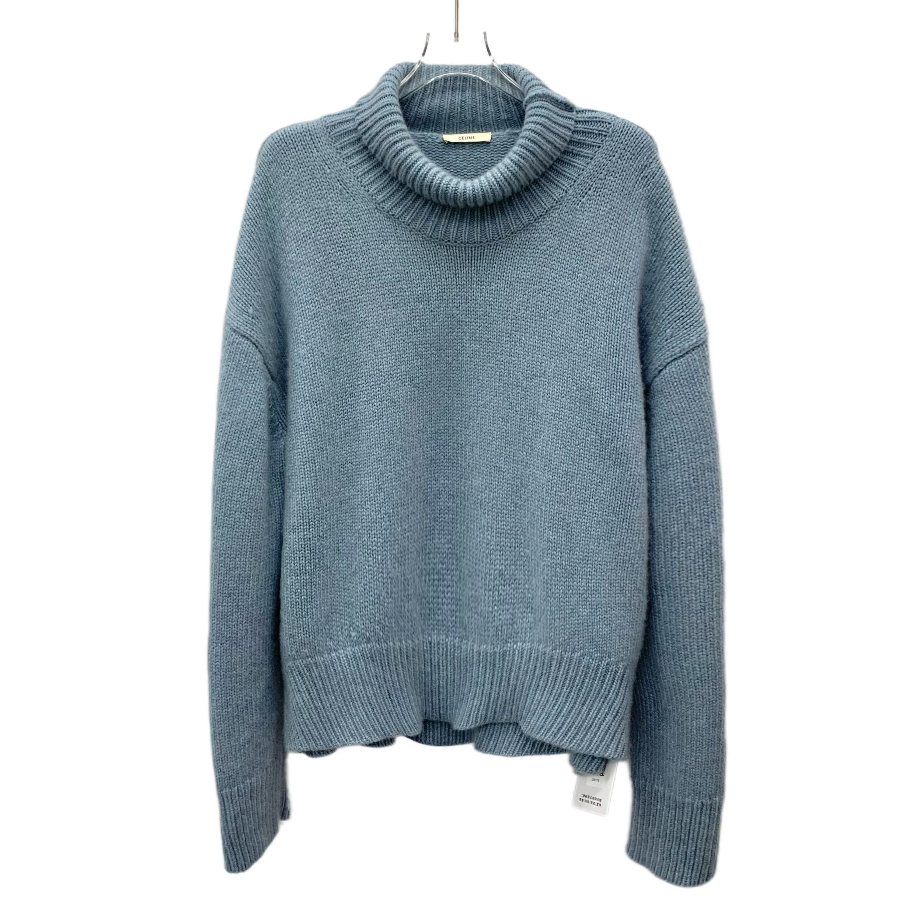 Celine Celine Cashmere Turtleneck Sweater Blue (XS) Size XS / US 0-2 / IT 36-38 - 1 Thumbnail